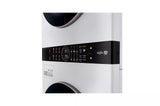 Single Unit Front Load LG WashTower™ with Center Control™ 4.5 cu. ft. Washer and 7.4 cu. ft. Gas Dryer