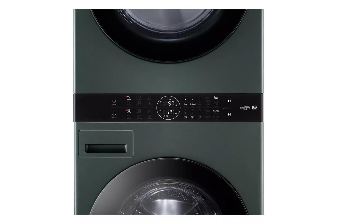 Single Unit Front Load LG WashTower™ with Center Control™ 4.5 cu. ft. Washer and 7.4 cu. ft. Electric Dryer