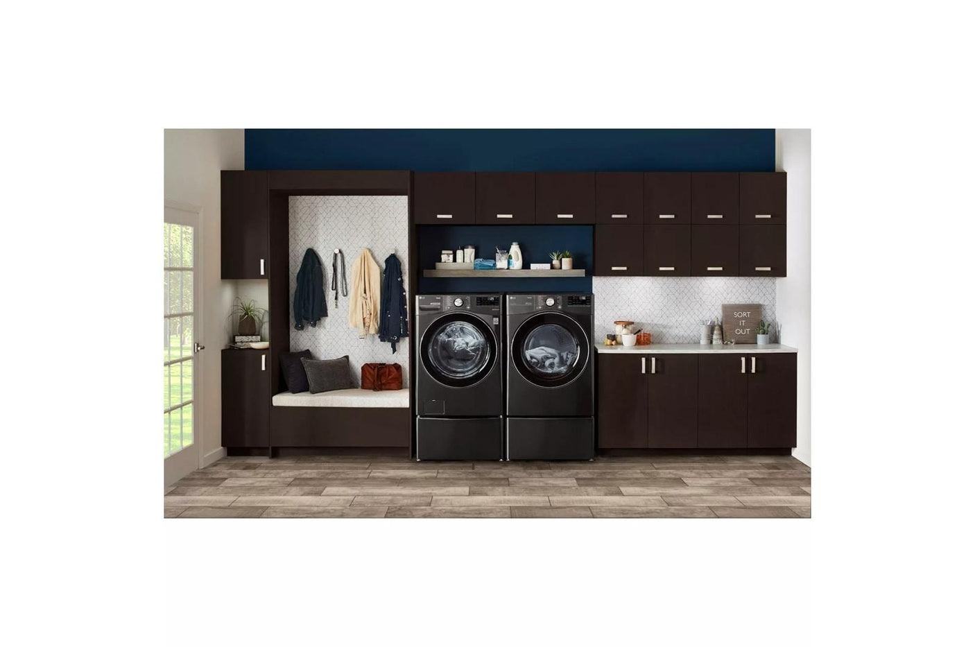 7.4 cu. ft. Ultra Large Capacity Smart wi-fi Enabled Front Load Electric Dryer with TurboSteam™ and Built-In Intelligence