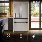 29 cu. ft. Smart Standard-Depth MAX™ 4-Door French Door Refrigerator with Full-Convert Drawer™