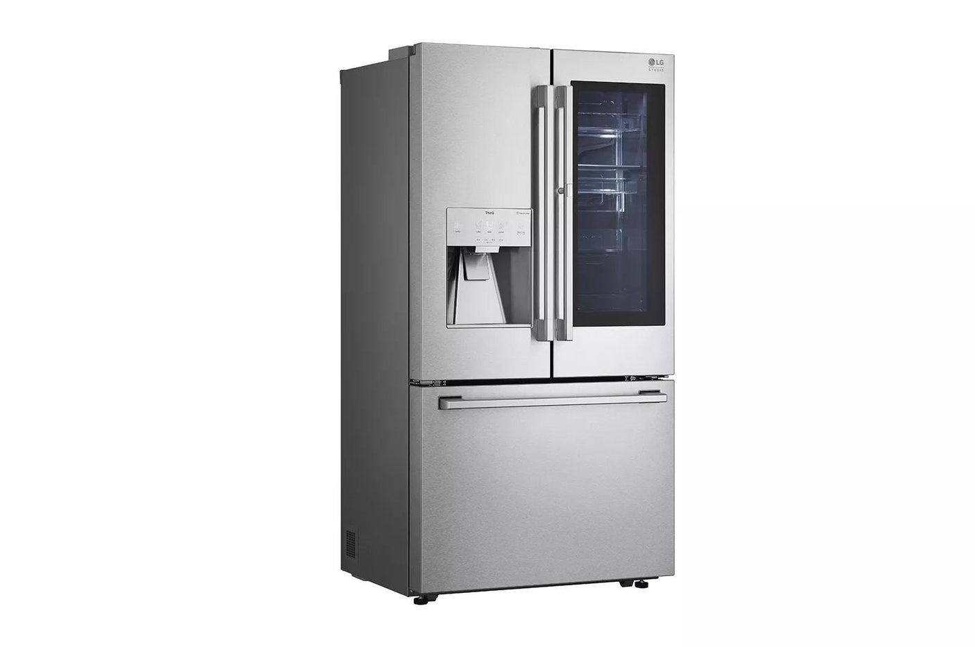 LG STUDIO 24 cu. ft. Smart InstaView® Door-in-Door® Large Capacity Counter-Depth Refrigerator with Craft Ice™ Maker