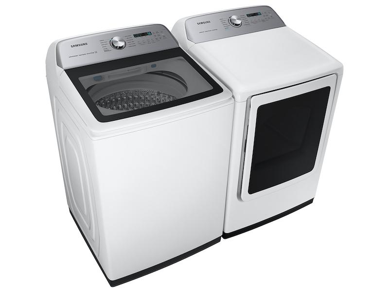 7.4 cu. ft. Smart Electric Dryer with Steam Sanitize+ in White