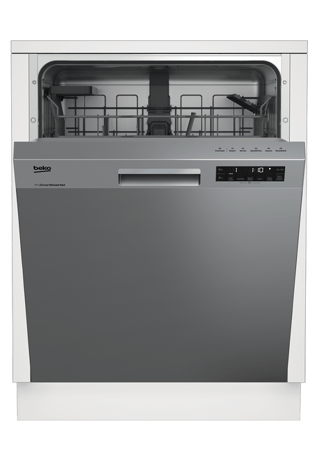 Tall Tub Stainless Steel Dishwasher, 14 place settings, 48 dBa, Front Control