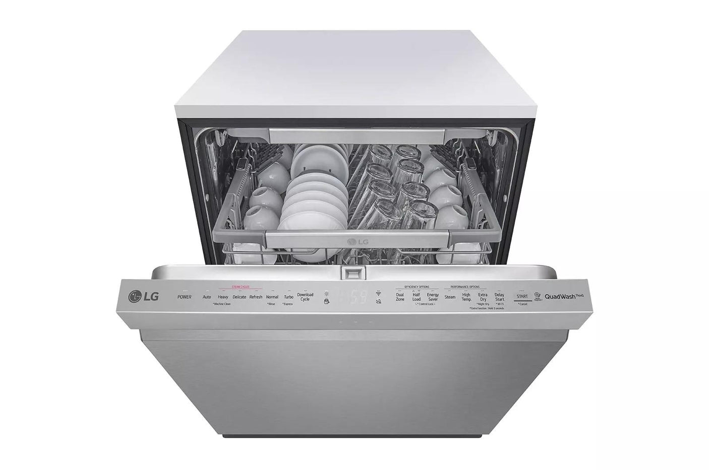 Top Control Smart wi-fi Enabled Dishwasher with QuadWash™ and TrueSteam®