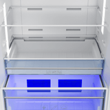 28" Freezer Top White Refrigerator with Auto Ice Maker