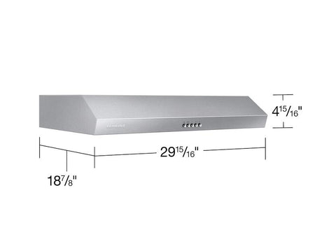 30" Under Cabinet Hood in Stainless Steel