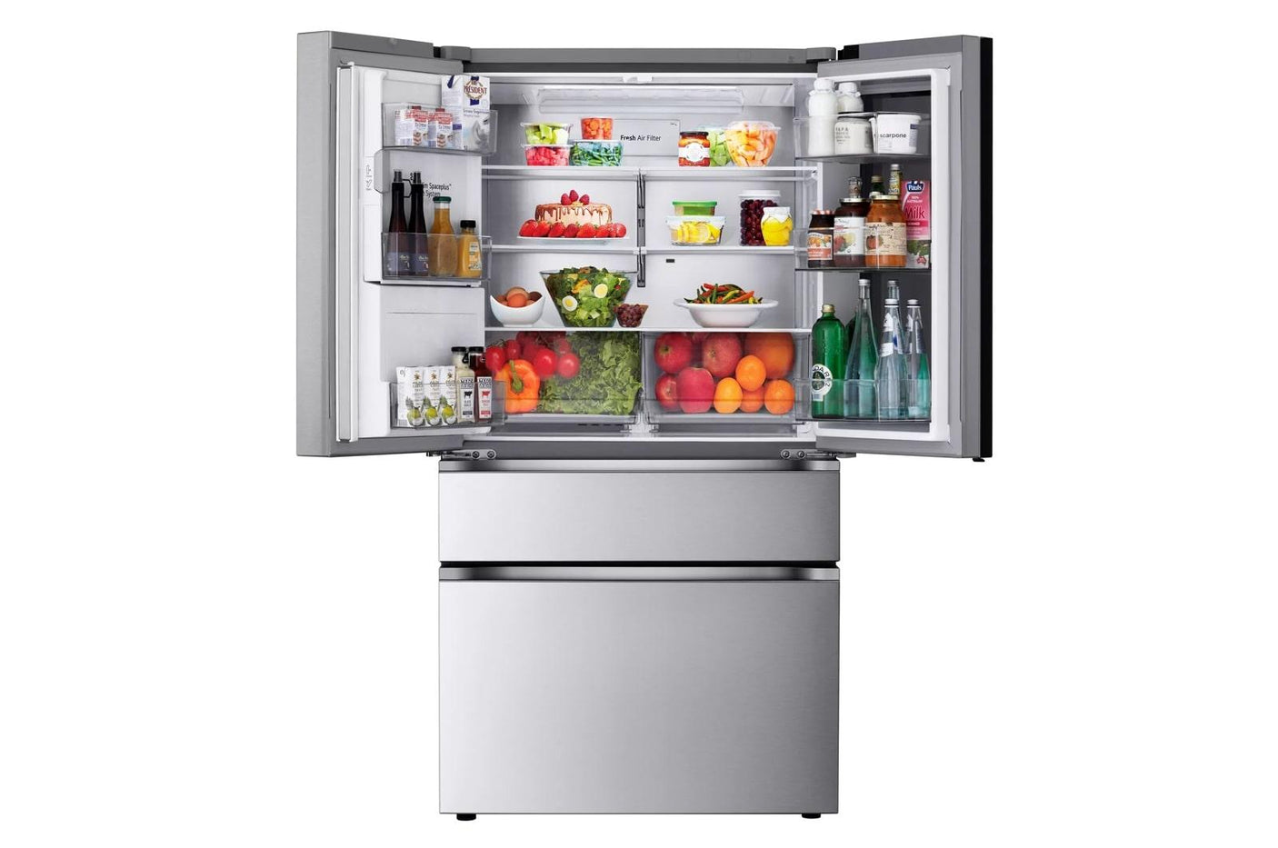 29 cu. ft. Smart InstaView® Door-in-Door® Standard-Depth MAX™ 4-Door French Door Refrigerator with MyColor™