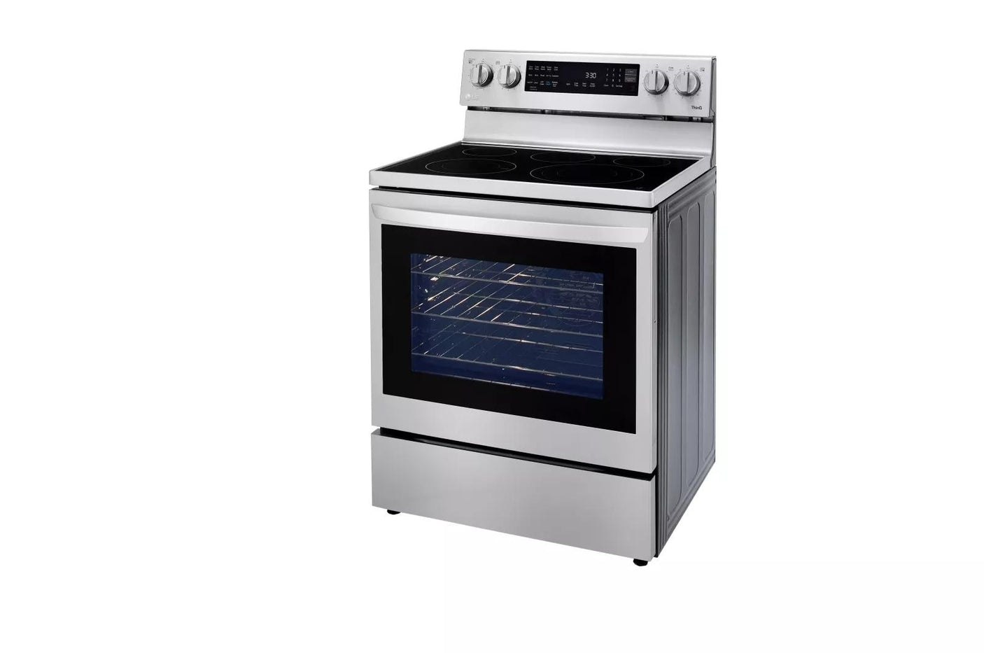 6.3 cu ft. Smart Wi-Fi Enabled True Convection InstaView® Electric Range with Air Fry