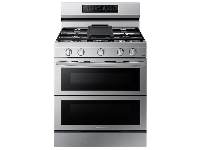 6.0 cu. ft. Smart Freestanding Gas Range with Flex Duo™, Stainless Cooktop & Air Fry in Stainless Steel