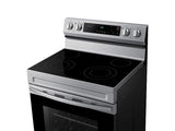 6.3 cu. ft. Smart Freestanding Electric Range with Steam Clean in Stainless Steel