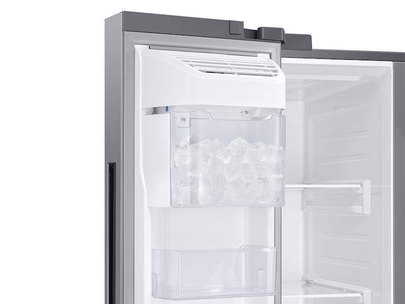 27.3 cu. ft. Smart Side-by-Side Refrigerator with Family Hub™ in Stainless Steel