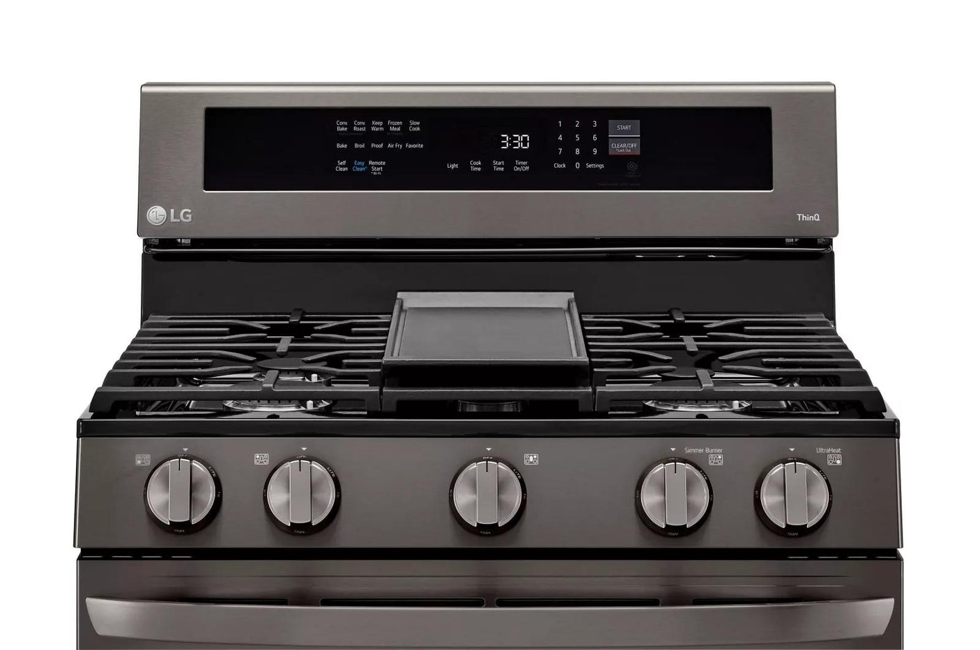 5.8 cu ft. Smart Wi-Fi Enabled True Convection InstaView® Gas Range with Air Fry