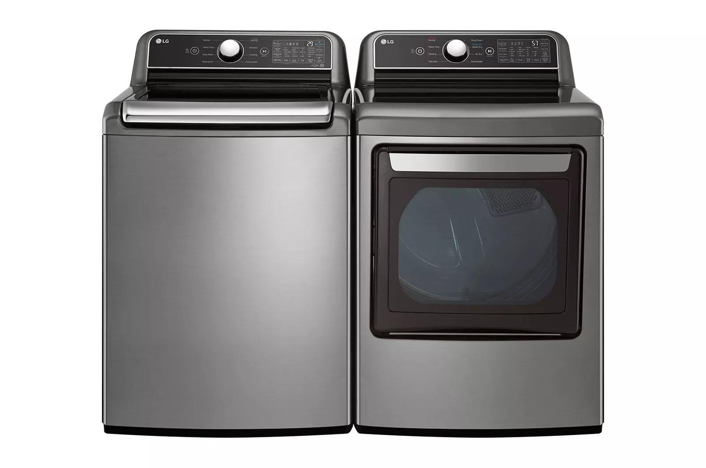 5.5 cu. ft. Mega Capacity Top Load Washer with Impeller - Graphite Steel