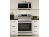 6.3 cu. ft. Smart Freestanding Electric Range with No-Preheat Air Fry & Convection in Stainless Steel