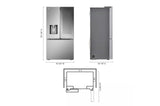 26 cu. ft. Counter-Depth French Door Refrigerator - Stainless Steel