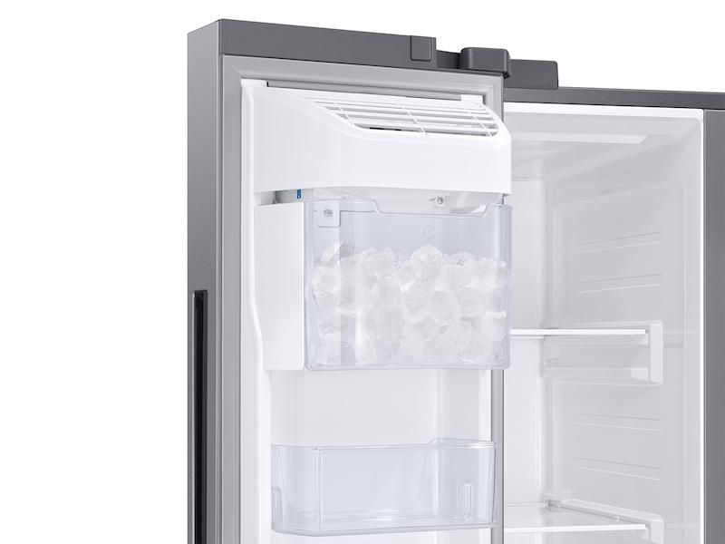 23 cu. ft. Smart Counter Depth Side-by-Side Refrigerator in Stainless Steel