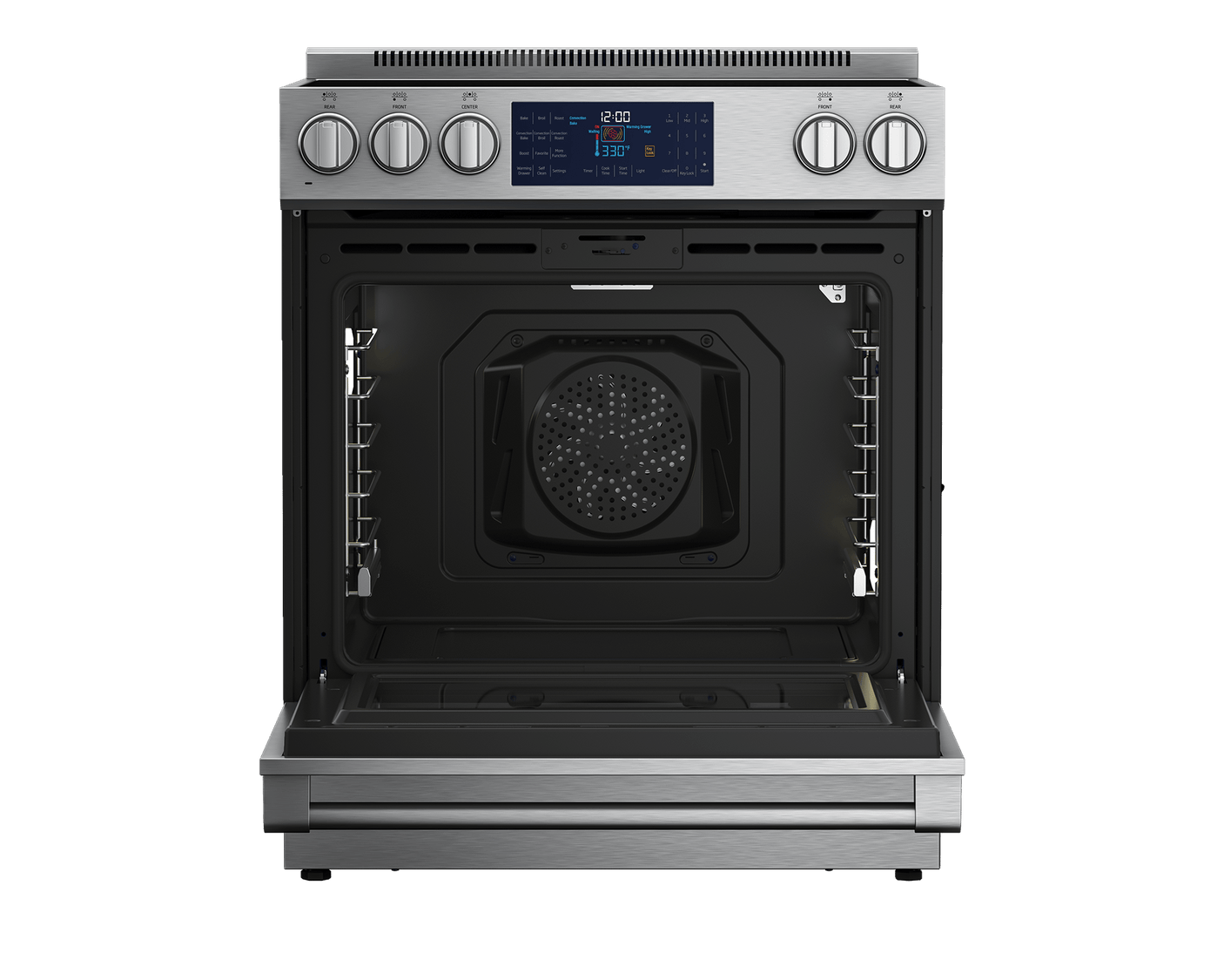 30" Stainless Steel Slide-In Electric Range