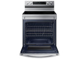 6.3 cu. ft. Smart Freestanding Electric Range with Steam Clean in Stainless Steel