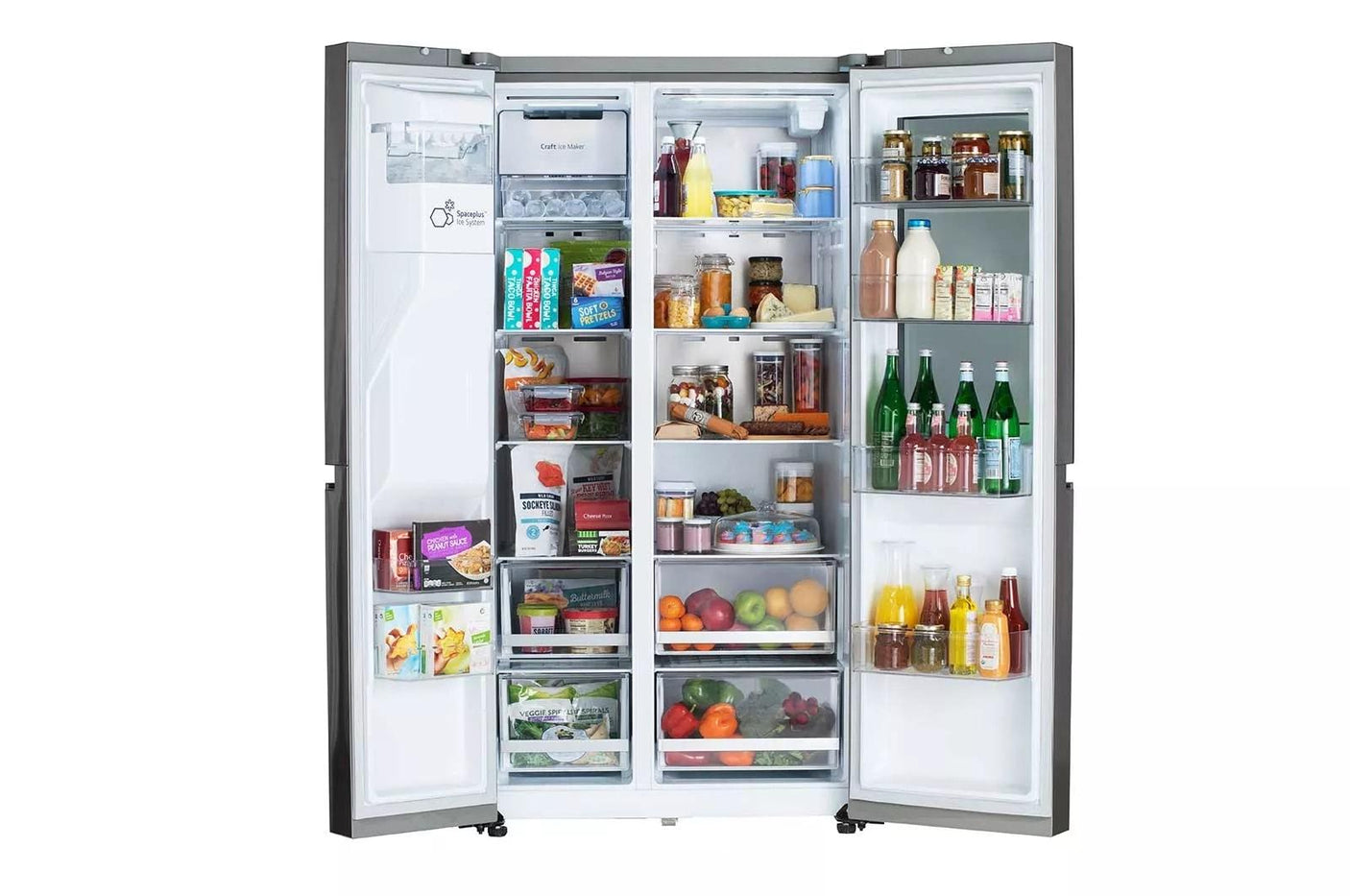 27 cu. ft. Side-By-Side Door-in-Door® Refrigerator with Craft Ice™