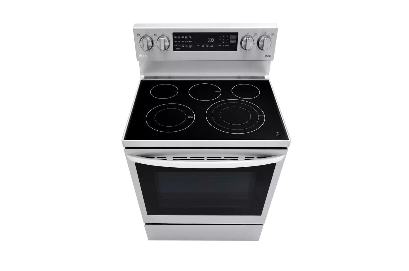 6.3 cu ft. Smart Wi-Fi Enabled True Convection InstaView® Electric Range with Air Fry