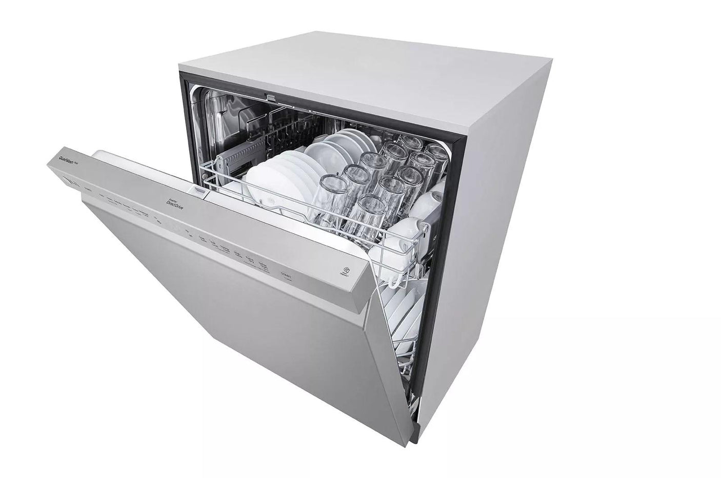 Front Control Smart wi-fi Enabled Dishwasher with QuadWash™