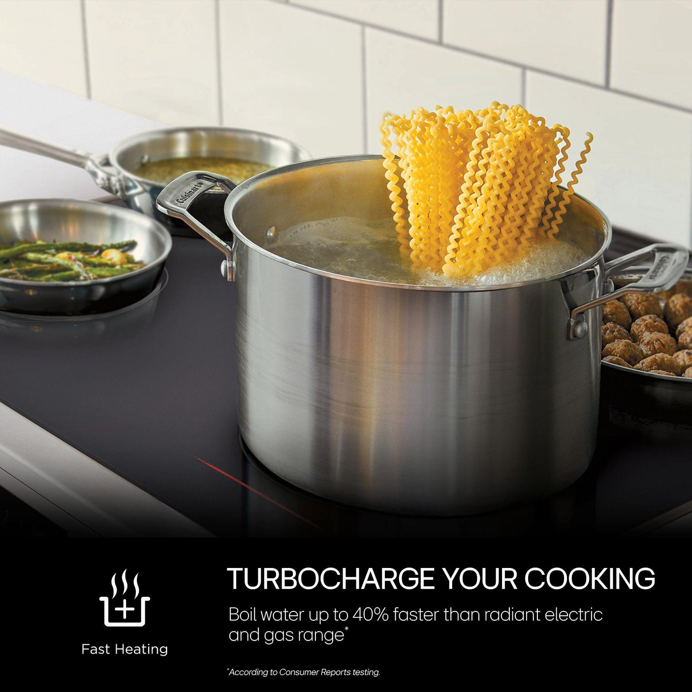 30" Smart Induction Cooktop with UltraHeat™ 4.3kW Element