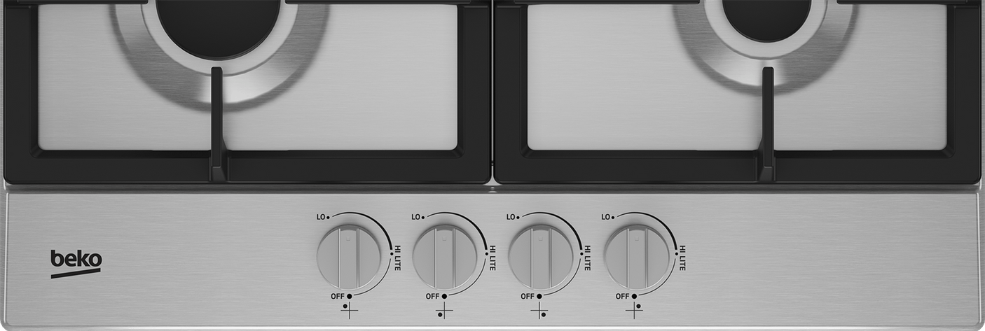 24" Built-In Gas Cooktop with 4 Burners