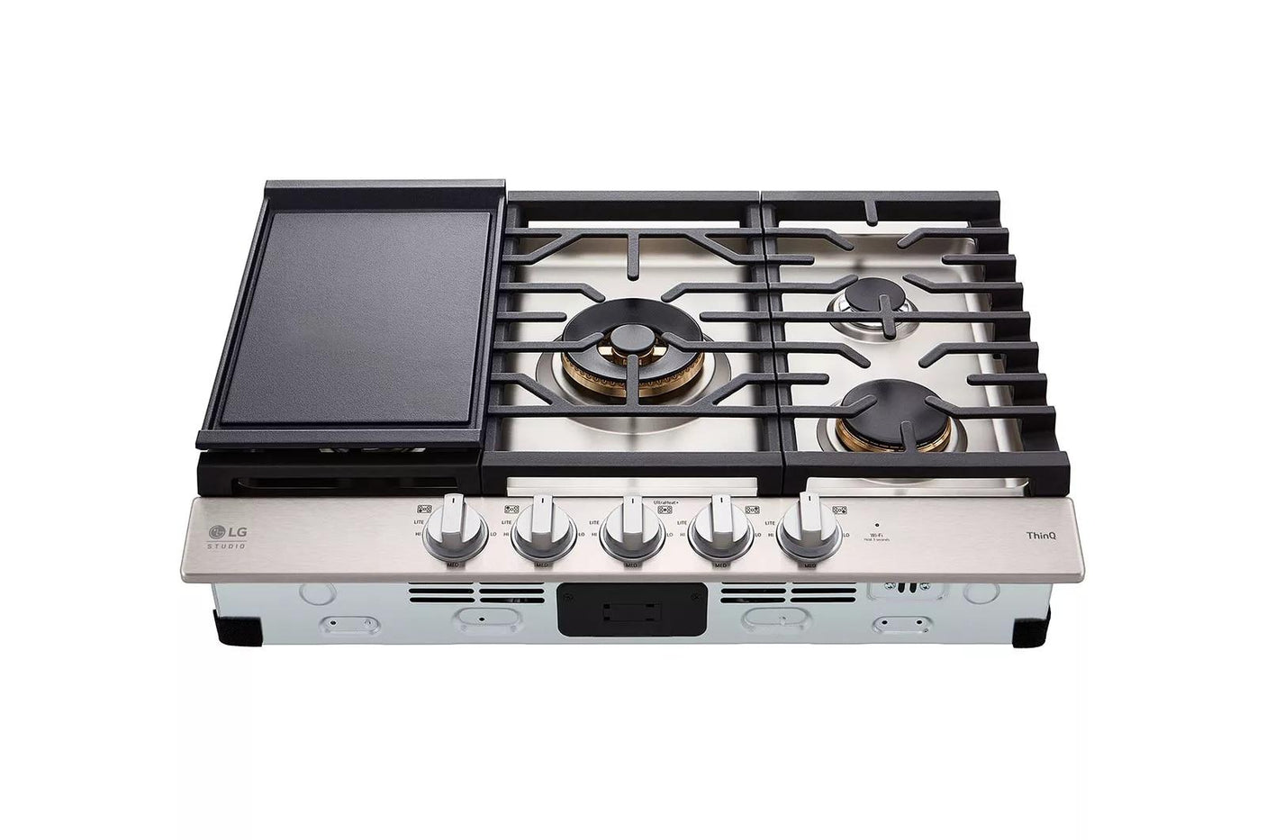 LG STUDIO 30" UltraHeat™ Gas Cooktop with EasyClean®