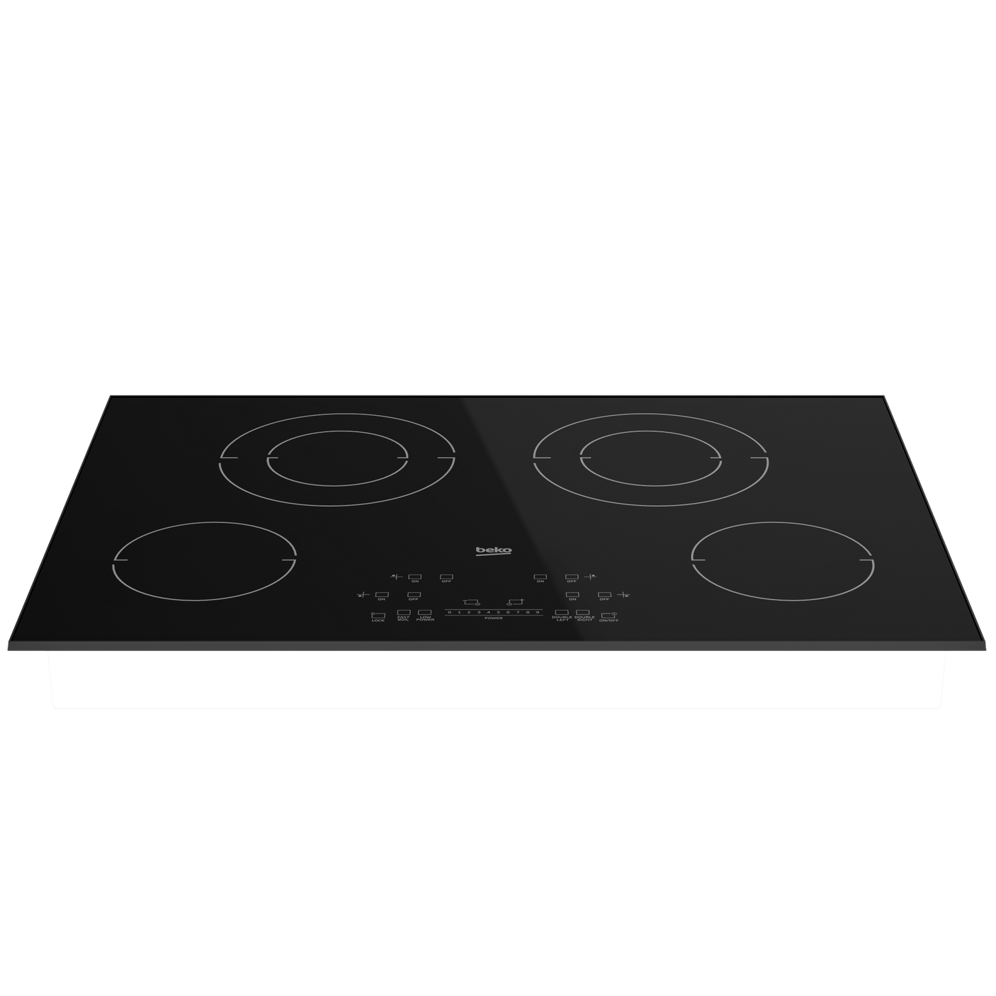 30" Built-In Electric Cooktop with 4 Burners and Touch Control