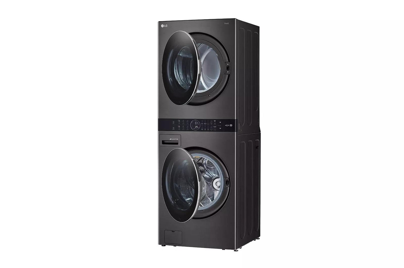 Single Unit Front Load LG WashTower™ with Center Control™ 4.5 cu. ft. Washer and 7.4 cu. ft. Gas Dryer