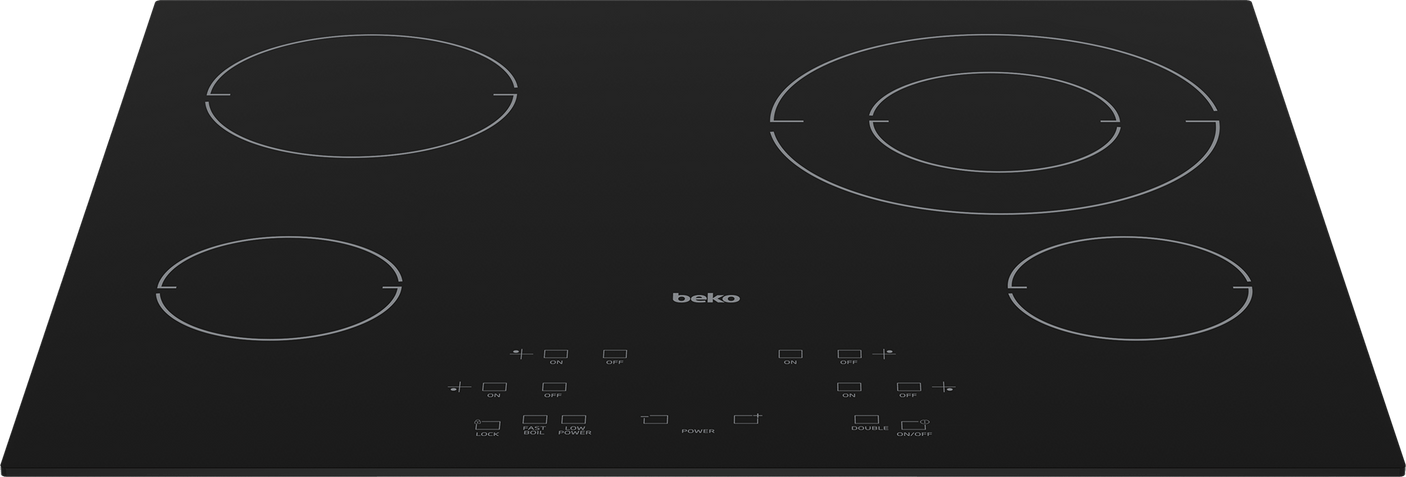 24" Built-In Electric Cooktop with 4 Burners and Touch Control