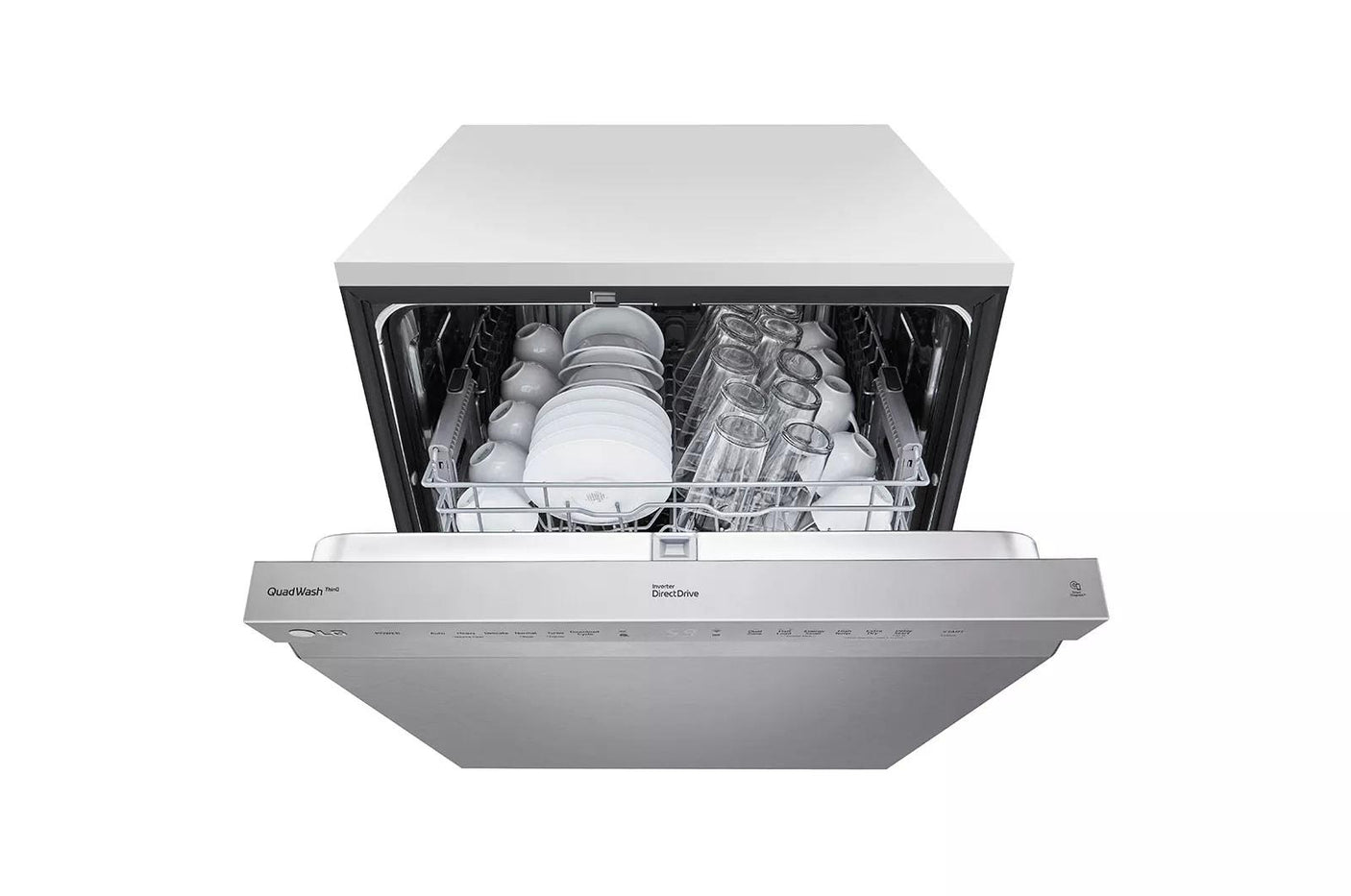 Front Control Smart wi-fi Enabled Dishwasher with QuadWash™