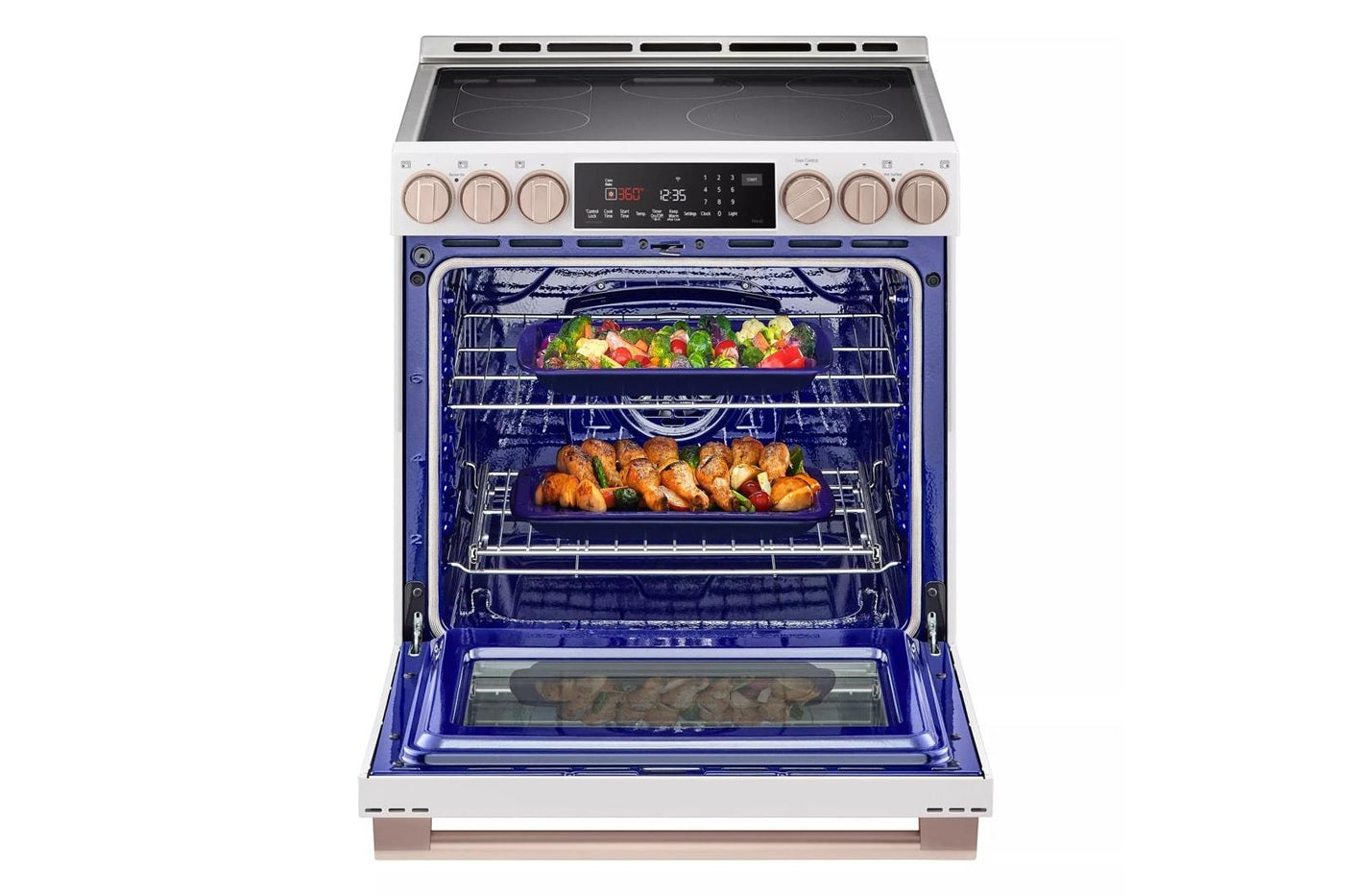 LG STUDIO 6.3 cu. ft. InstaView® Electric Slide-in Range with ProBake Convection® and Air Fry