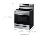 6.3 cu. ft. Smart Freestanding Electric Range with No-Preheat Air Fry & Convection in Stainless Steel