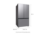 Bespoke 3-Door French Door Refrigerator (30 cu. ft.) with Beverage Center™ in Stainless Steel