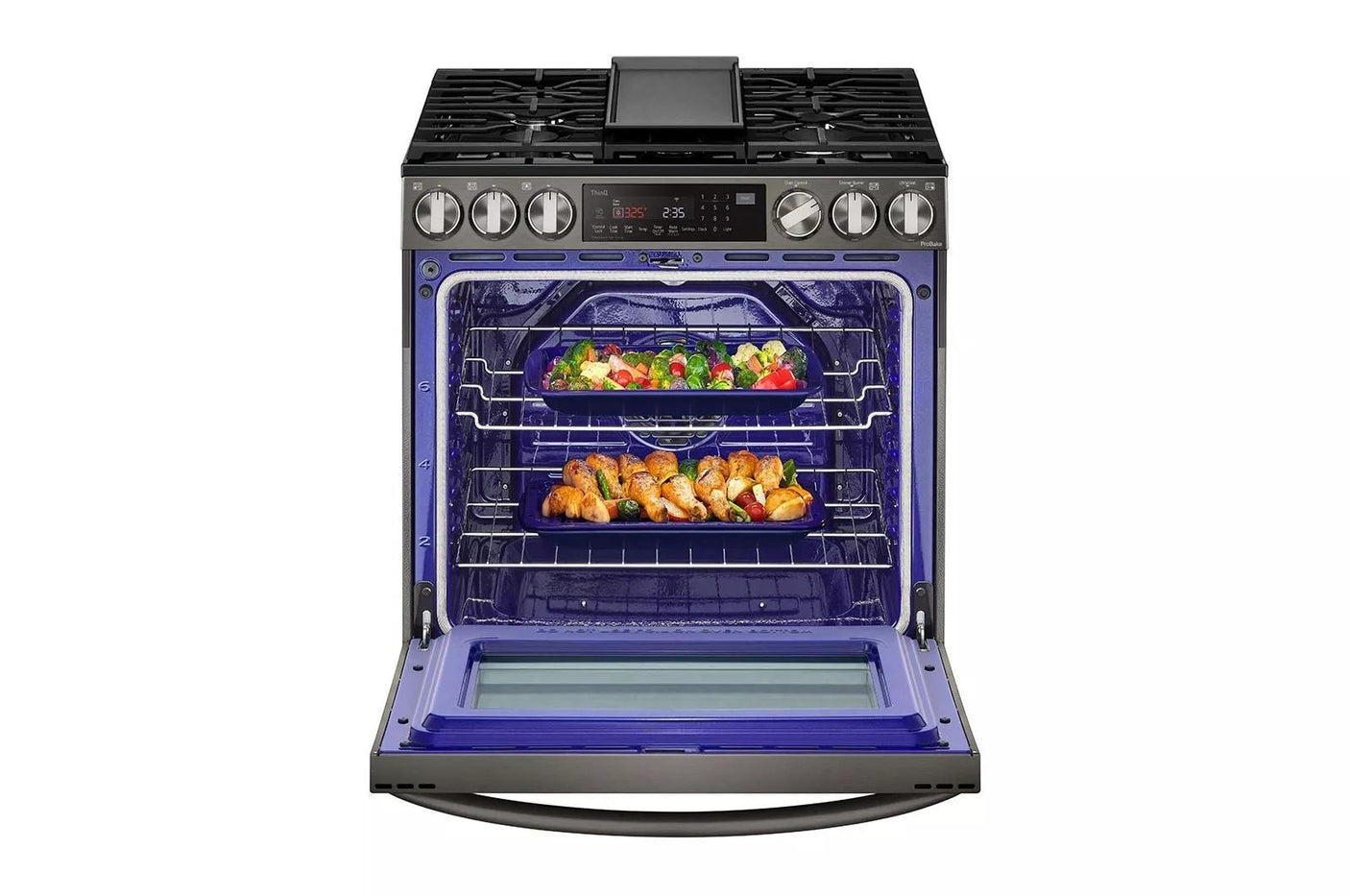 6.3 cu ft. Smart wi-fi Enabled ProBake Convection® InstaView® Gas Slide-In Range with Air Fry