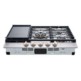 LG STUDIO 30" UltraHeat™ Gas Cooktop with EasyClean®