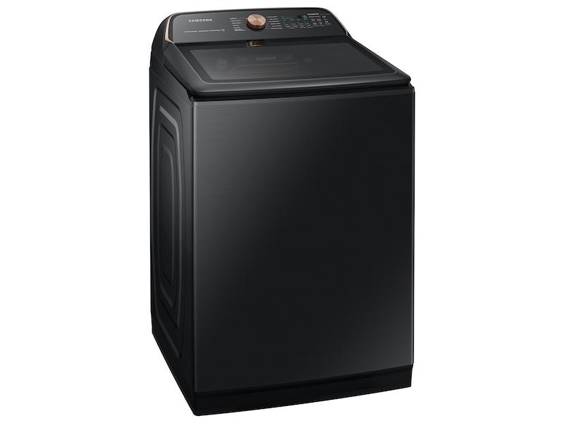 5.5 cu. ft. Extra-Large Capacity Smart Top Load Washer with Auto Dispense System in Brushed Black