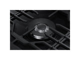 30" Smart Gas Cooktop with Illuminated Knobs in Black Stainless Steel