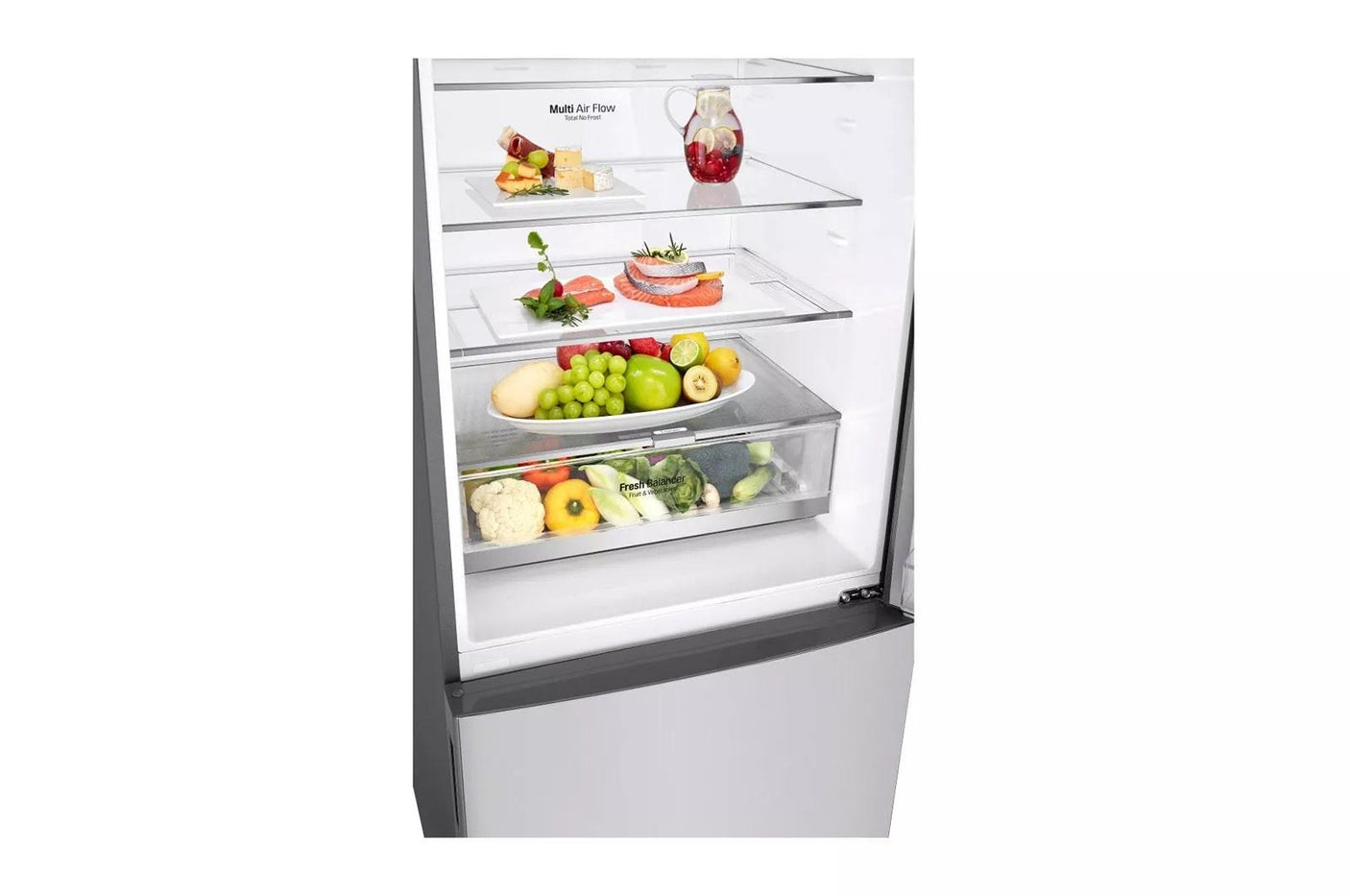 15 cu. ft. 28-inch Wide Bottom Freezer Refrigerator - Stainless Steel