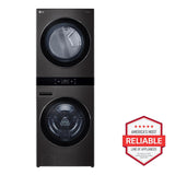 Single Unit Front Load LG WashTower™w. Center Control® 5.0 cu.ft. Washer & 7.4 cu.ft. Electric Dryer