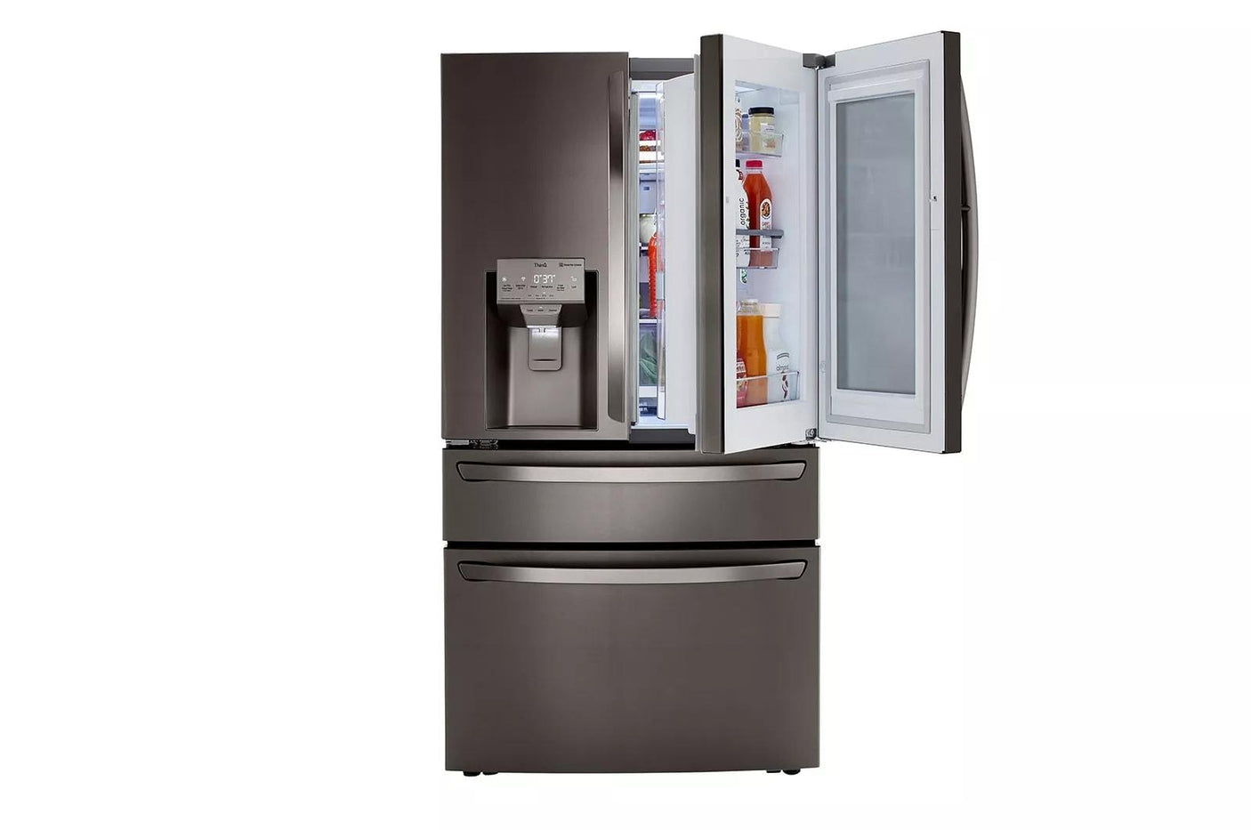 23 cu. ft. Smart InstaView™ Door-in-Door® Counter-Depth Refrigerator with Craft Ice™