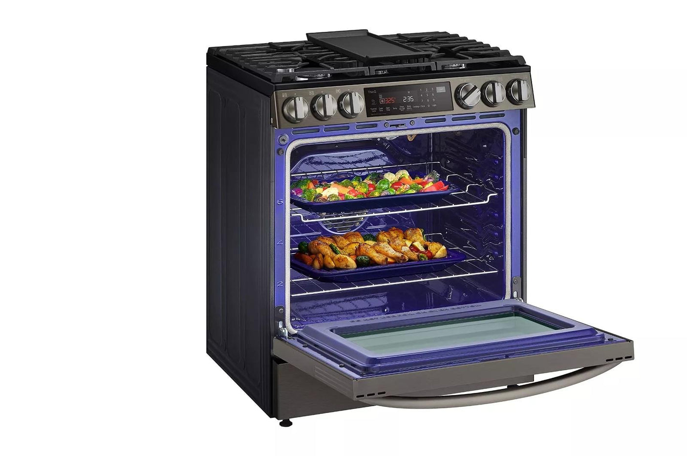 6.3 cu ft. Smart wi-fi Enabled ProBake Convection® InstaView® Gas Slide-In Range with Air Fry