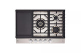 LG STUDIO 30" UltraHeat™ Gas Cooktop with EasyClean®