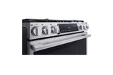 LG STUDIO 6.3 cu. ft. Smart wi-fi Dual Fuel Slide-in Range with ProBake Convection® and EasyClean®