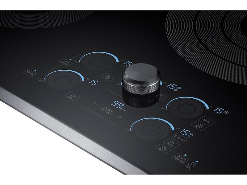 36" Smart Electric Cooktop with Sync Elements in Stainless Steel