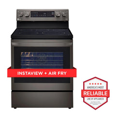 6.3 cu ft. Smart Wi-Fi Enabled True Convection InstaView® Electric Range with Air Fry