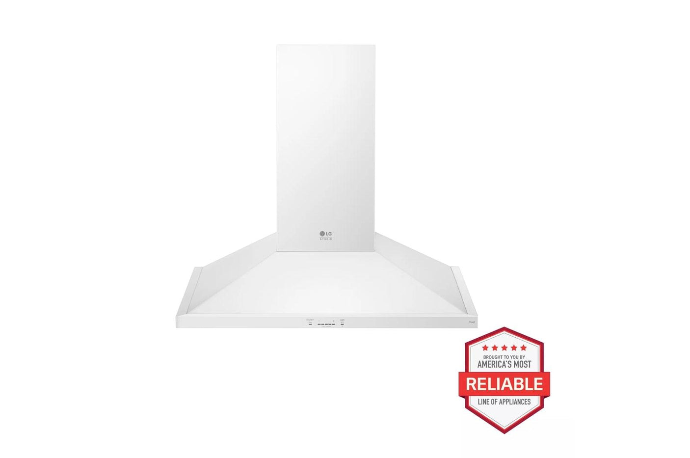 LG STUDIO, 30" Chimney Style Hood, Essence White