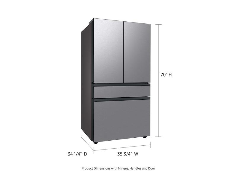 Bespoke 4-Door French Door Refrigerator (29 cu. ft.) with Beverage Center™ in Stainless Steel