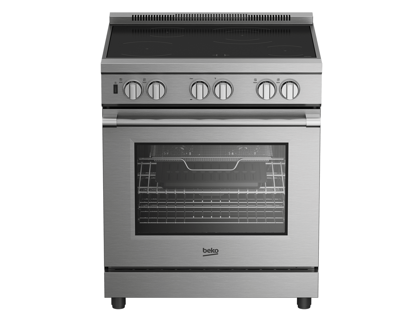 30" Stainless Steel Pro-Style Induction Range